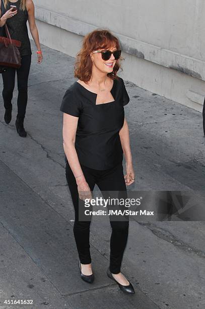 Actress Susan Sarandon is seen on July 2, 2014 in Los Angeles, California.