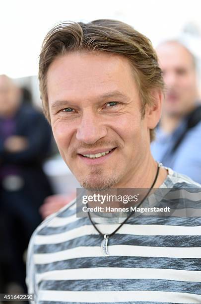 Actor Thure Riefenstein attends the FFF Reception at Praterinsel on July 3, 2014 in Munich, Germany.