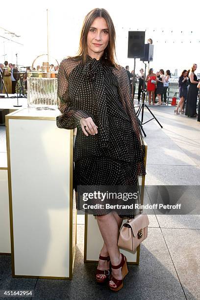 Actress Geraldine Pailhas attends the launching of Chloe new Perfume 'Love Story'. Held at Institut du Monde Arabe on July 2, 2014 in Paris, France.