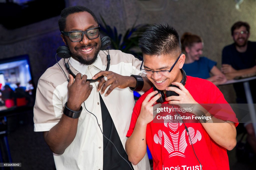 Will.I.am Meets Prince's Trust Members