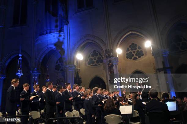 30150501ASt. Thomas Boys Choir of Leipzig with Leipzig Baroque Orchestra, led by Georg Christoph Biller, performing the music of Bach and Vivaldi at...