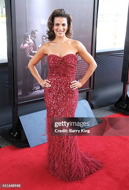 Actress Renee Marino attends the 2014 Los Angeles Film Festival closing night premiere of 'Jersey Boys' at Premiere House on June 19, 2014 in Los...