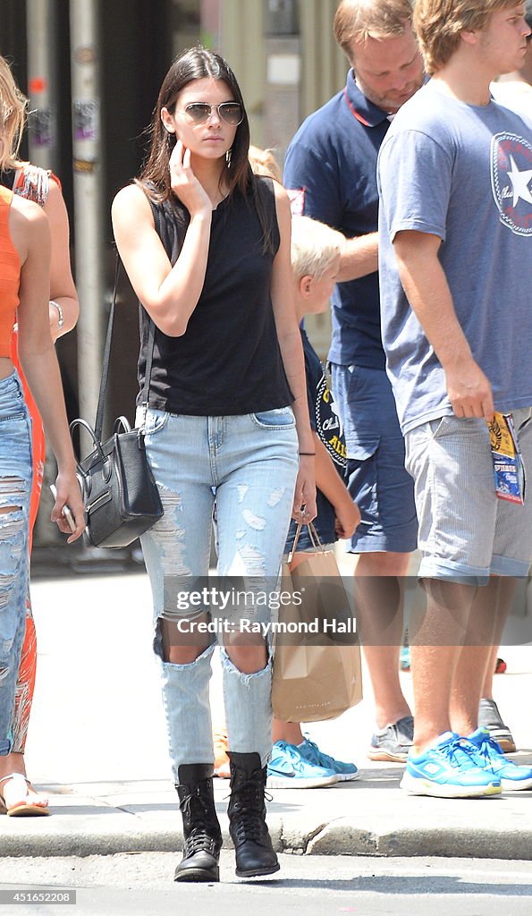 Celebrity Sightings In New York City - July 03, 2014