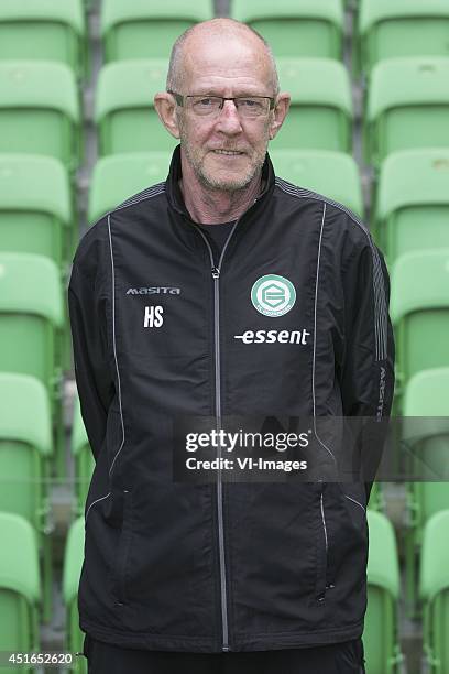 Facilitaire ondersteuning Henk Sikkema of FC Groningen, during the team presentation of Fc Groningen on June 30, 2014 at the Euroborg in Groningen,...