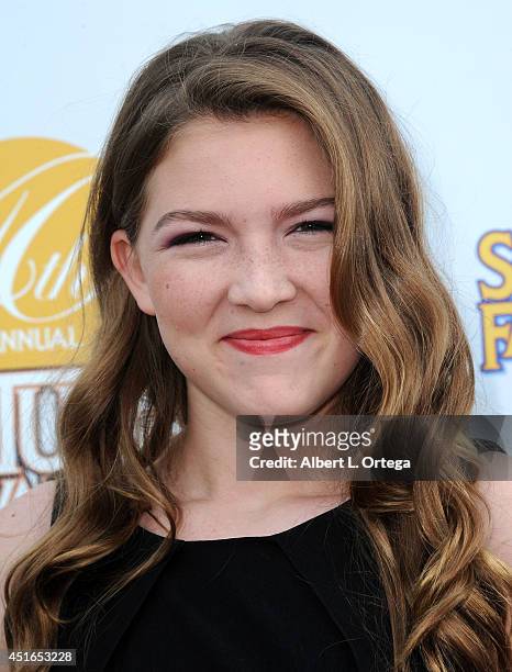 Actress Abigail Hargrove arrives for the 40th Annual Saturn Awards held at The Castaway on June 26, 2014 in Burbank, California.