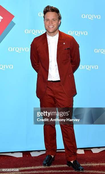 Olly Murs attends the Arqiva Commercial Radio Awards at Westminster Bridge Park Plaza Hotel on July 3, 2014 in London, England.