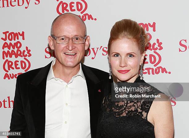 Charles Gibb and Tamara Gibb attends the 2013 Auction Celebrating Masterworks Of Design and Innovation on November 23, 2013 in New York, United...