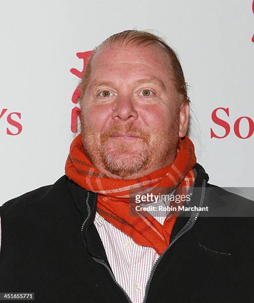 Mario Batali attends the 2013 Auction Celebrating Masterworks Of Design and Innovation on November 23, 2013 in New York, United States.