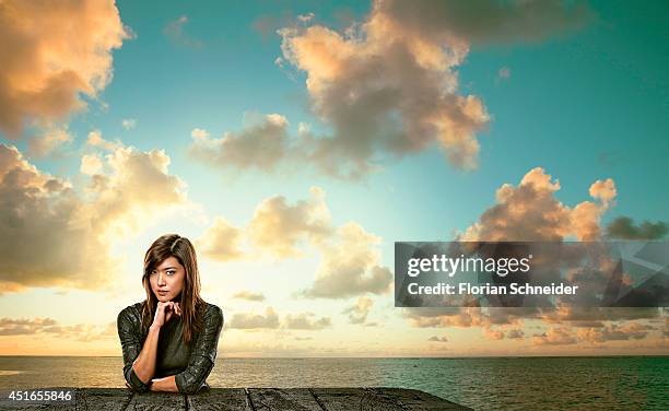 Actor Grace Park is photographed for Emmy Magazine on February 6, 2011 in Los Angeles, California.