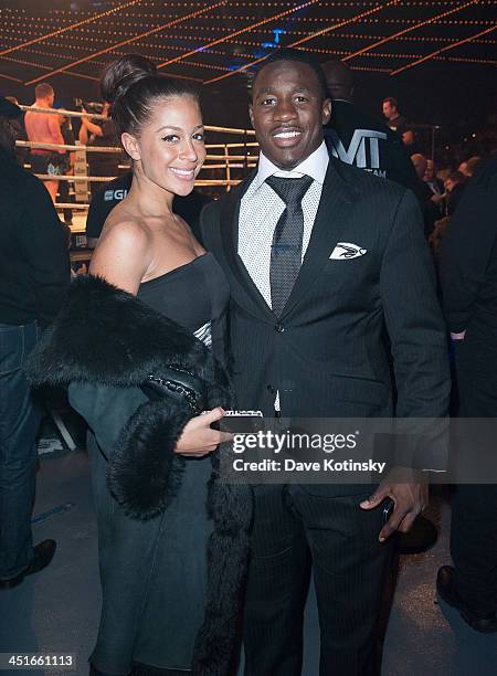 Giants David Wilson attends the GLORY12 at The Theater at Madison Square Garden on November 23, 2013 in New York City.