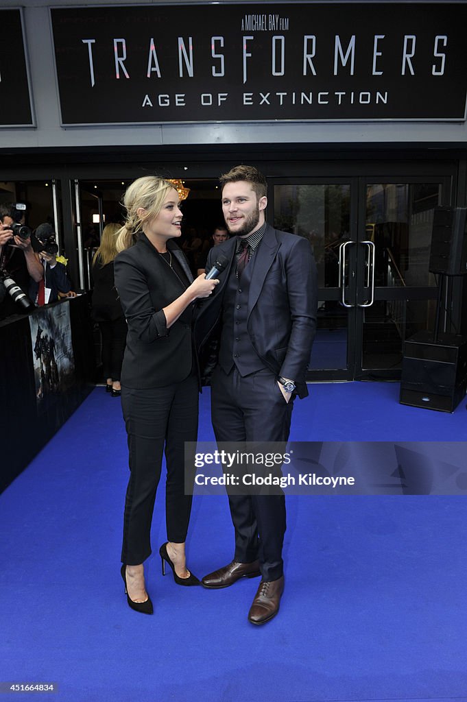 Laura Whitmore and Jack Reynor attend the Irish Premiere of... Photo d