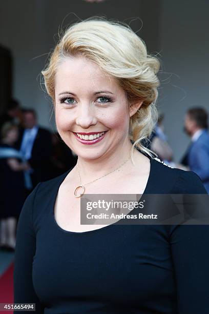 Iva Schell attends the Bernhard Wicki Award at Cuvilles Theatre on July 3, 2014 in Munich, Germany.