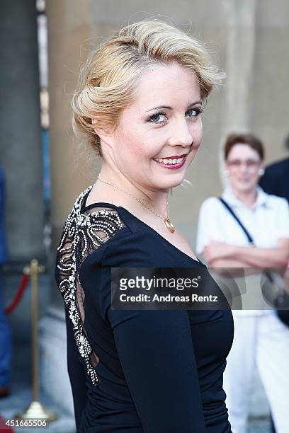 Iva Schell attends the Bernhard Wicki Award at Cuvilles Theatre on July 3, 2014 in Munich, Germany.