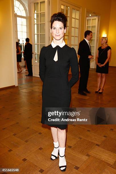 Bibiana Beglau attends the Bernhard Wicki Award at Cuvilles Theatre on July 3, 2014 in Munich, Germany.