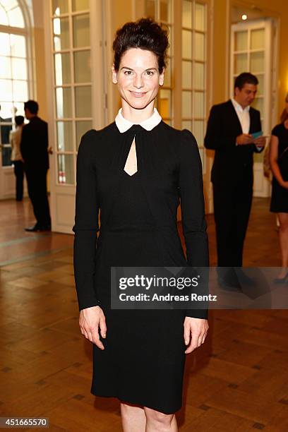 Bibiana Beglau attends the Bernhard Wicki Award at Cuvilles Theatre on July 3, 2014 in Munich, Germany.