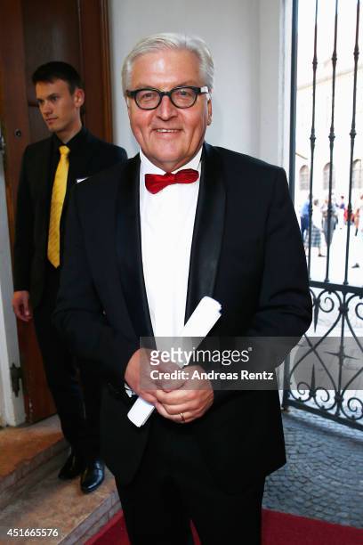 German Foreign Minister Frank Walter Steinmeier attends the Bernhard Wicki Award at Cuvilles Theatre on July 3, 2014 in Munich, Germany.
