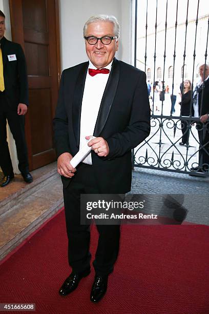 German Foreign Minister Frank Walter Steinmeier attends the Bernhard Wicki Award at Cuvilles Theatre on July 3, 2014 in Munich, Germany.