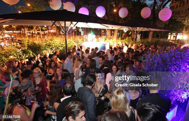 General view at the CIROC VODKA Masquerade Night at Heart on July 3, 2014 in Munich, Germany.