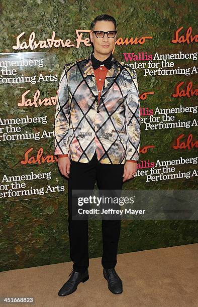 Personality/stylist Cameron Silver arrives at the Wallis Annenberg Center For The Performing Arts Inaugural Gala at Wallis Annenberg Center for the...