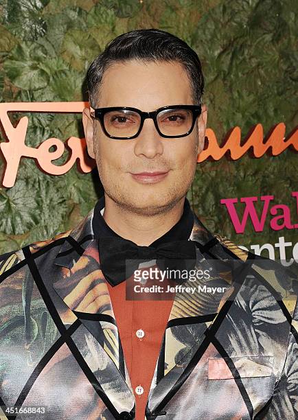 Personality/stylist Cameron Silver arrives at the Wallis Annenberg Center For The Performing Arts Inaugural Gala at Wallis Annenberg Center for the...