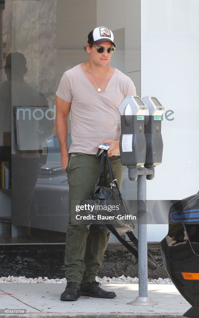 Celebrity Sightings In Los Angeles - July 03, 2014