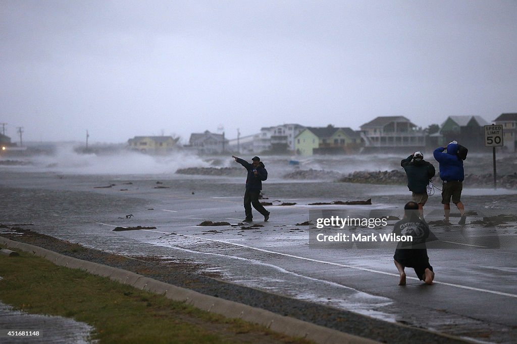 Hurricane Arthur Hits North Carolina's Outer Banks