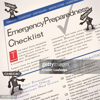 Emergency checklist Emergency checklist