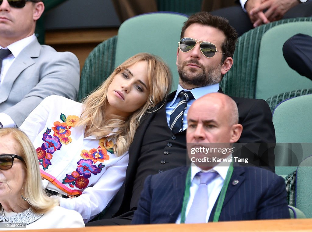 Celebrities Attend The Wimbledon Championships