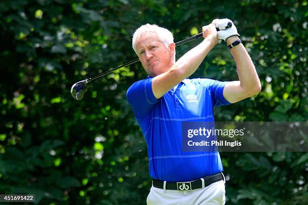 Andrew Murray of England in action during the first round of the Bad Ragaz PGA Seniors Open played at Golf Club Bad Ragaz on July 4, 2014 in Bad...