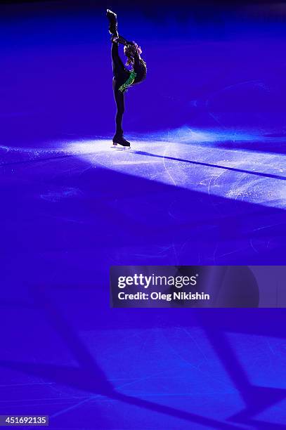 Julia Lipnitskaya of Russia during the Gala Exhibition during ISU Rostelecom Cup of Figure Skating 2013 on November 24, 2013 in Moscow, Russia.