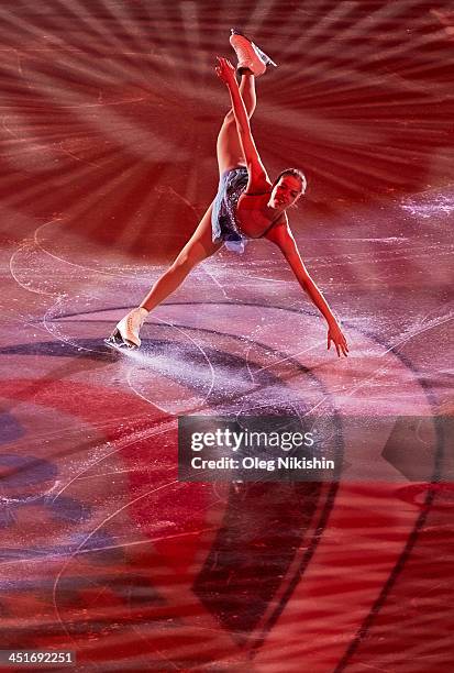 Carolina Kostner of Italy during the Gala Exhibition during ISU Rostelecom Cup of Figure Skating 2013 on November 24, 2013 in Moscow, Russia.