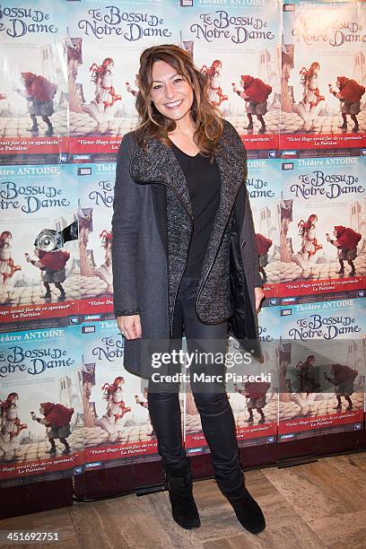 Actress Shirley Bousquet attends the 'Le Bossu de Notre Dame' performance at Theatre Antoine on November 24, 2013 in Paris, France.