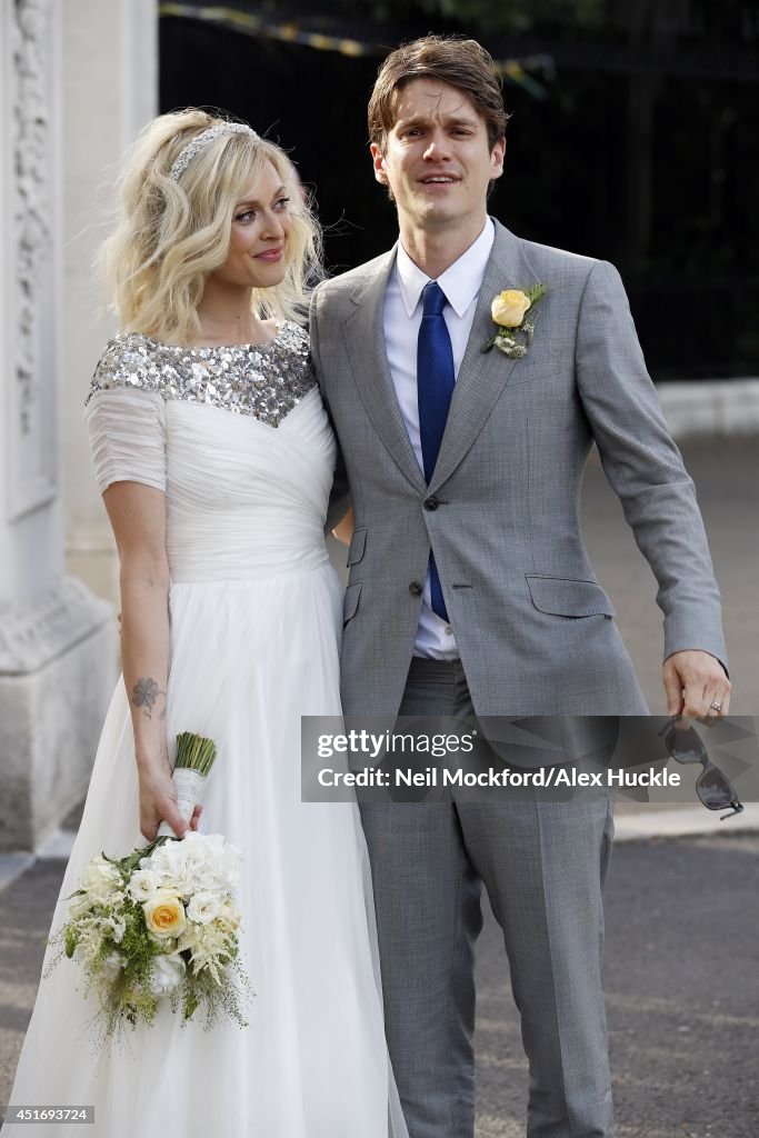 Sightings At The Wedding Of Fearne Cotton And Jesse Wood - July 4, 2014