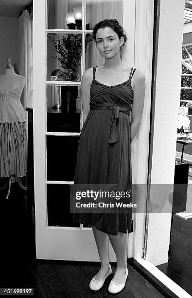 Nicole Linkletter during French Connection Celebrity Styling at Chateau Marmont - Black & White Photography by Chris Weeks at Chateau Marmont in...