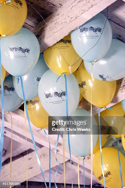 Star Babies balloons during The Silver Spoon Golden Globe Hollywood Buffet - Day 1 at Ivar Soho Project in Hollywood, California, United States.
