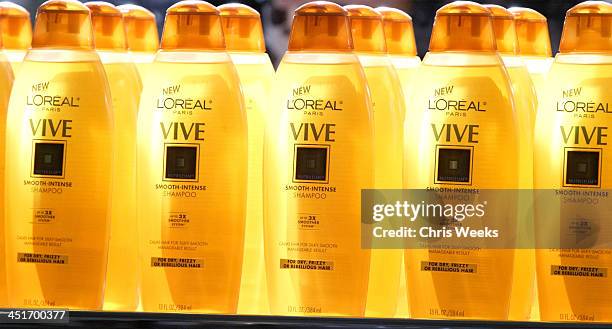 Oreal Vive shampoo during The Silver Spoon Golden Globe Hollywood Buffet - Day 1 at Ivar Soho Project in Hollywood, California, United States.