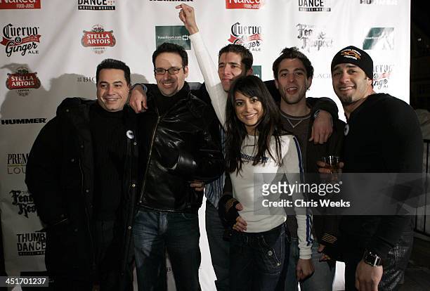 Cast of West Bank Story during 2005 Park City - Hustle and Flow Party at The Premiere Lounge in Park City, Utah, United States.