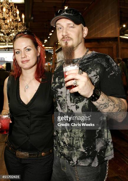 Pat Lockman and guest during M. Fredric Hosts Launch of Affliction Denim Killers at M. Fredric in Studio City, California, United States.