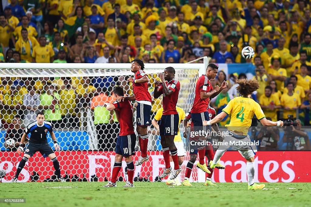 Brazil v Colombia: Quarter Final - 2014 FIFA World Cup Brazil