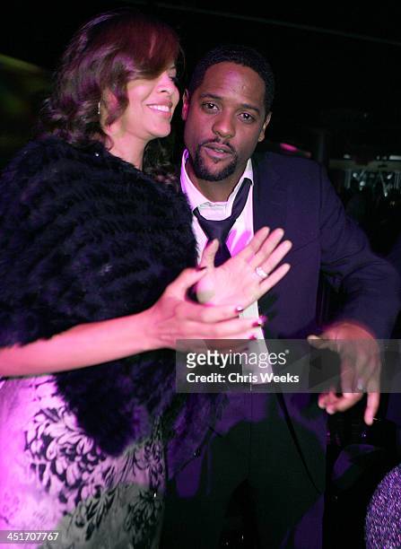 Blair Underwood and wife during Magic Evolution - An Evening Honoring Earvin Magic Johnson - Inside at Beverly Hilton in Beverly Hills, California,...