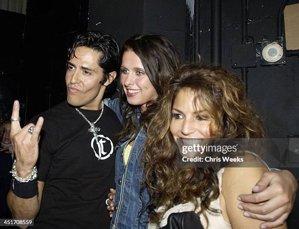 Michael Ball, Nicky Hilton and Andrea Bernholtz during Cadillac Presents the Rock & Republic Fashion Concert at the Avalon - Backstage, Show and...