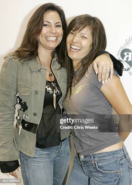 Kelly Hu and Andrea Bernholtz of Rock & Republic in Rock & Republic