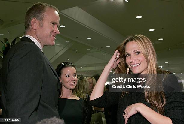 Pete Nordstrom and Molly Sims during Nordstrom Topanga Celebrates Grand Opening - Inside and Fashion Show at Nordstrom Topanga in Woodland Hills,...