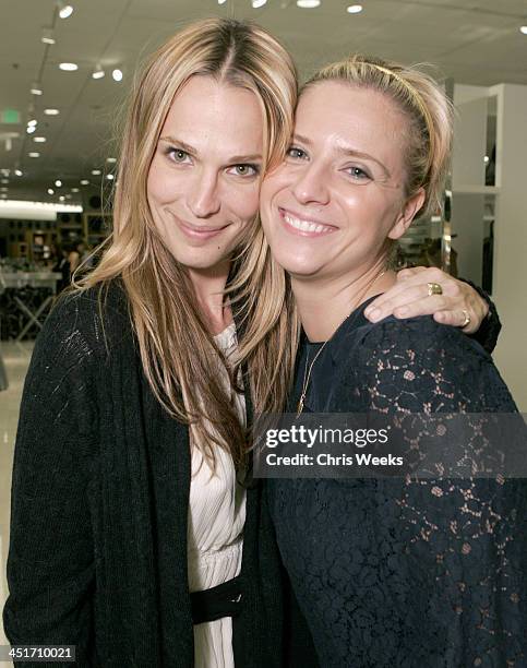 Molly Sims and Emese Szenafy during Nordstrom Topanga Celebrates Grand Opening - Inside and Fashion Show at Nordstrom Topanga in Woodland Hills,...