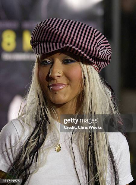 Christina Aguilera during 8 Mile Premiere at Mann Village Westwood in Westwood, CA, United States.