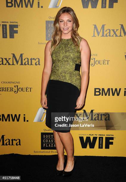 Actress Eloise Mumford attends the Women In Film 2014 Crystal + Lucy Awards at the Hyatt Regency Century Plaza on June 11, 2014 in Century City,...