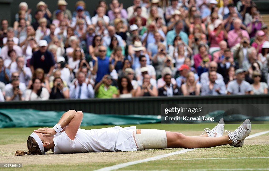 Celebrities Attend The Wimbledon Championships