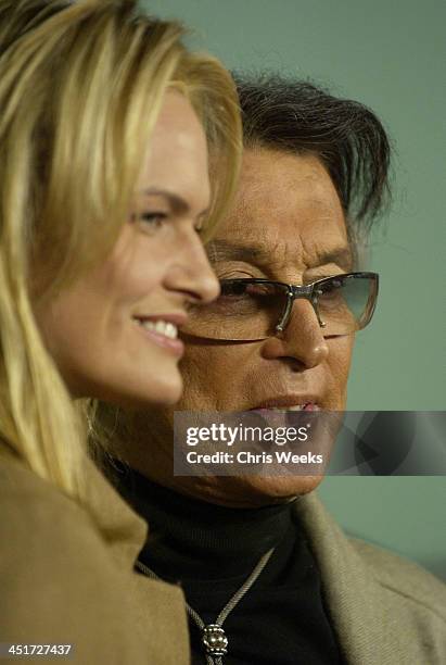 Robert Evans & Leslie-Ann Woodward during Premiere of How to Lose a Guy in 10 Days at Cinerama Dome in Hollywood, California, United States.