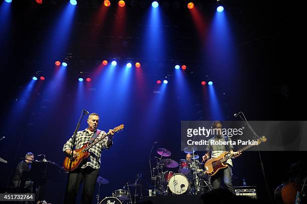 Kevin Hearn, Ed Robertson, Tyler Stewart and Jim Creeggan of the Barenaked Ladies perform during the 2014 Festival International de Jazz de Montreal...
