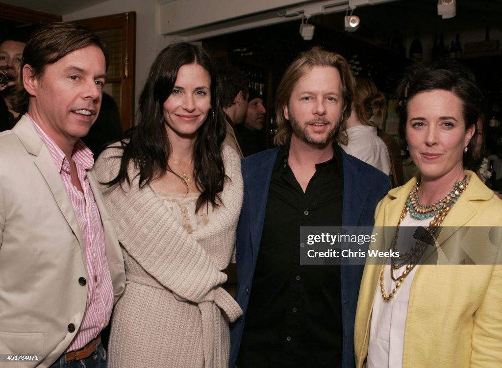 Andy Spade, Courteney Cox Arquette, David Spade and Kate Spade News Photo -  Getty Images